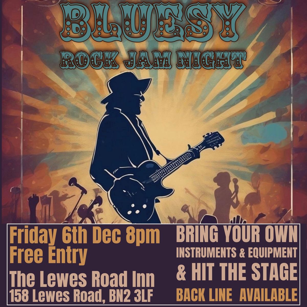 Bluesy Rock Jam Night 