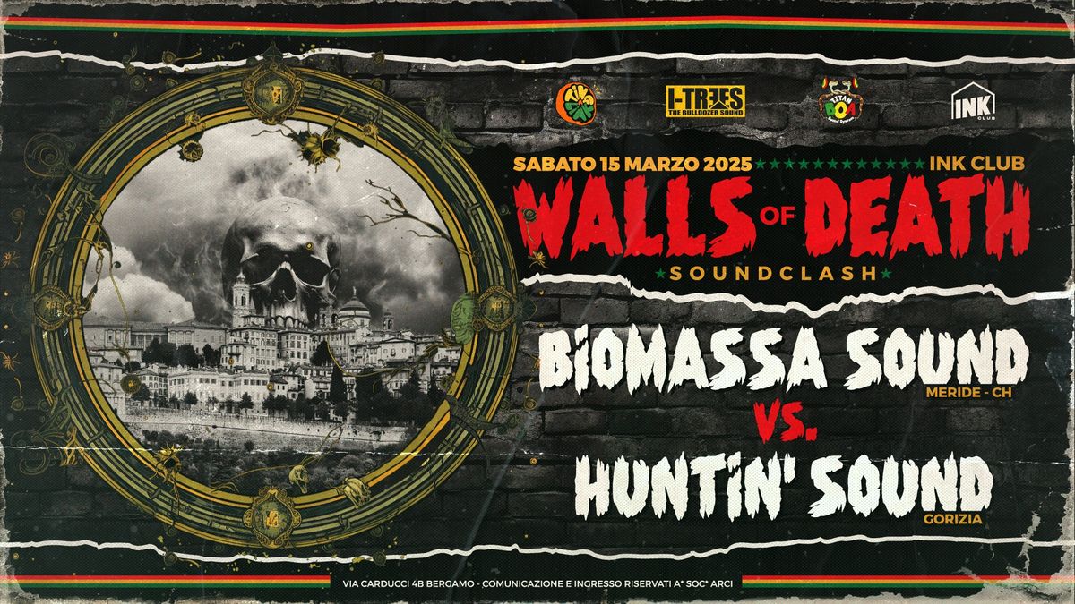 WALLS OF DEATH SOUNDCLASH \u2620 Biomassa Sound VS Huntin' Sound \u2620 INK CLUB