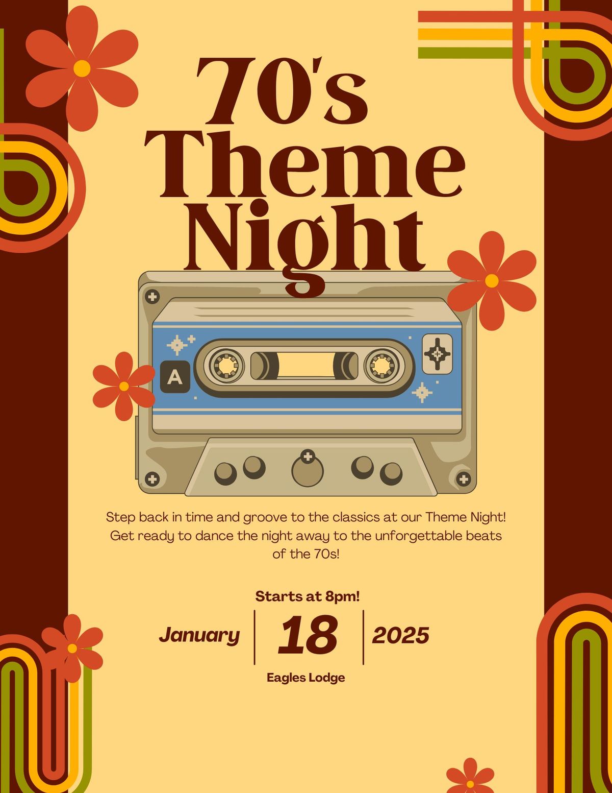 70's Theme Night 