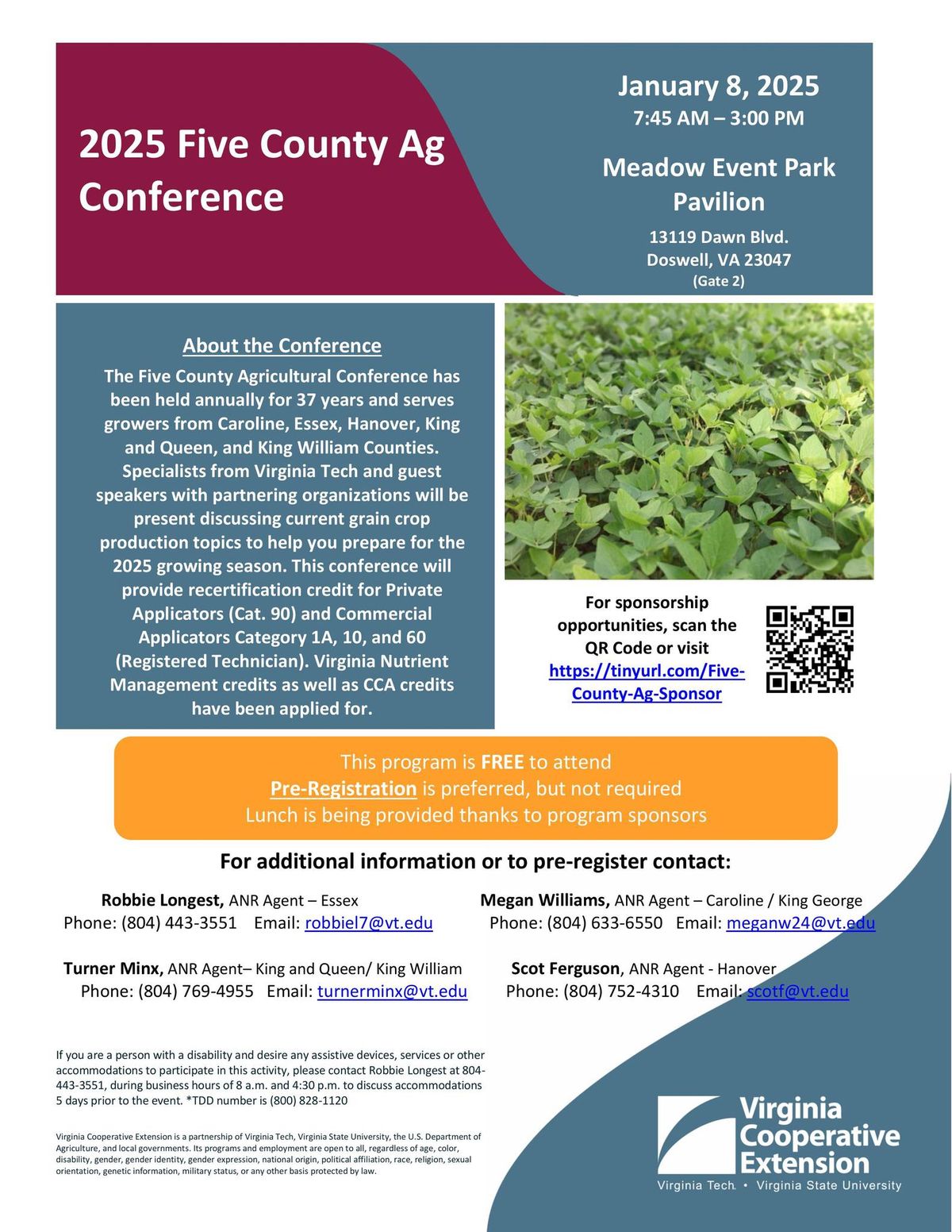 2025 Five County Ag Conference