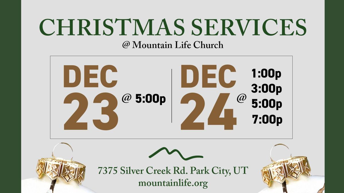 Christmas Services at Mountain Life Church