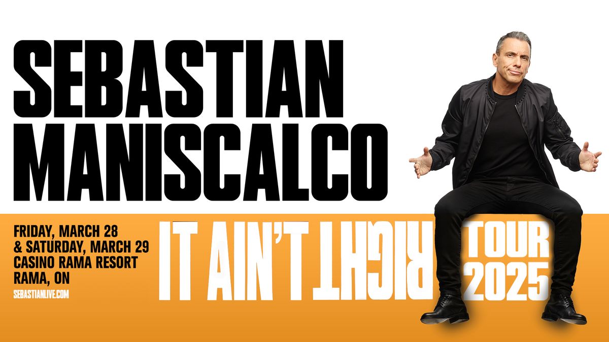 Sebastian Maniscalco's It Ain't Right Tour!