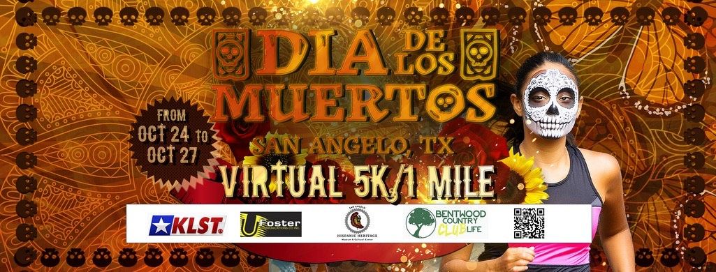 Dia de los Muertos Virtual 5K\/1 Mile