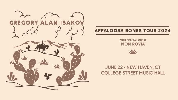 Gregory Alan Isakov: Appaloosa Bones Tour 2024 at College Street Music Hall (New Haven)