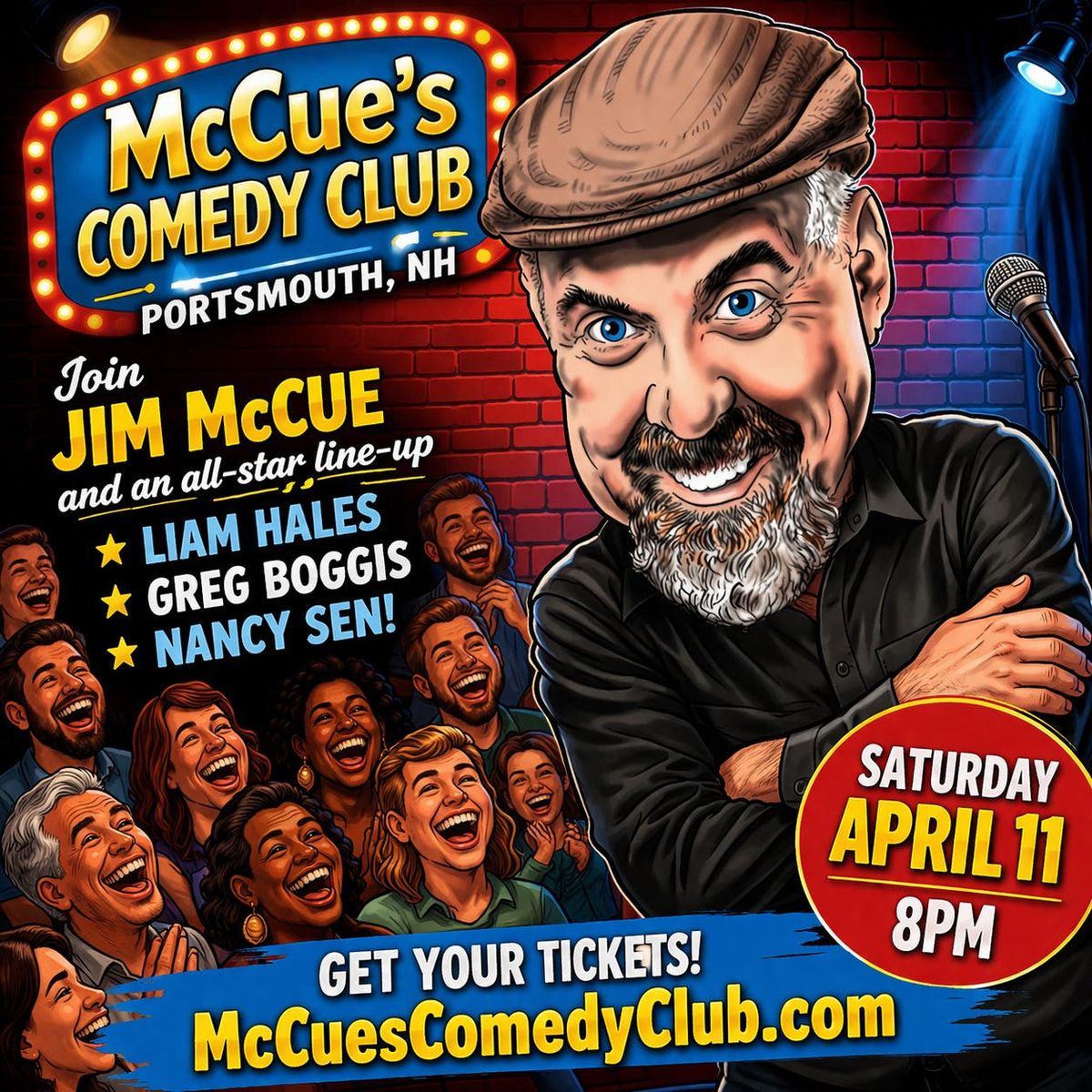 Jim McCue at McCurdys Comedy Theatre