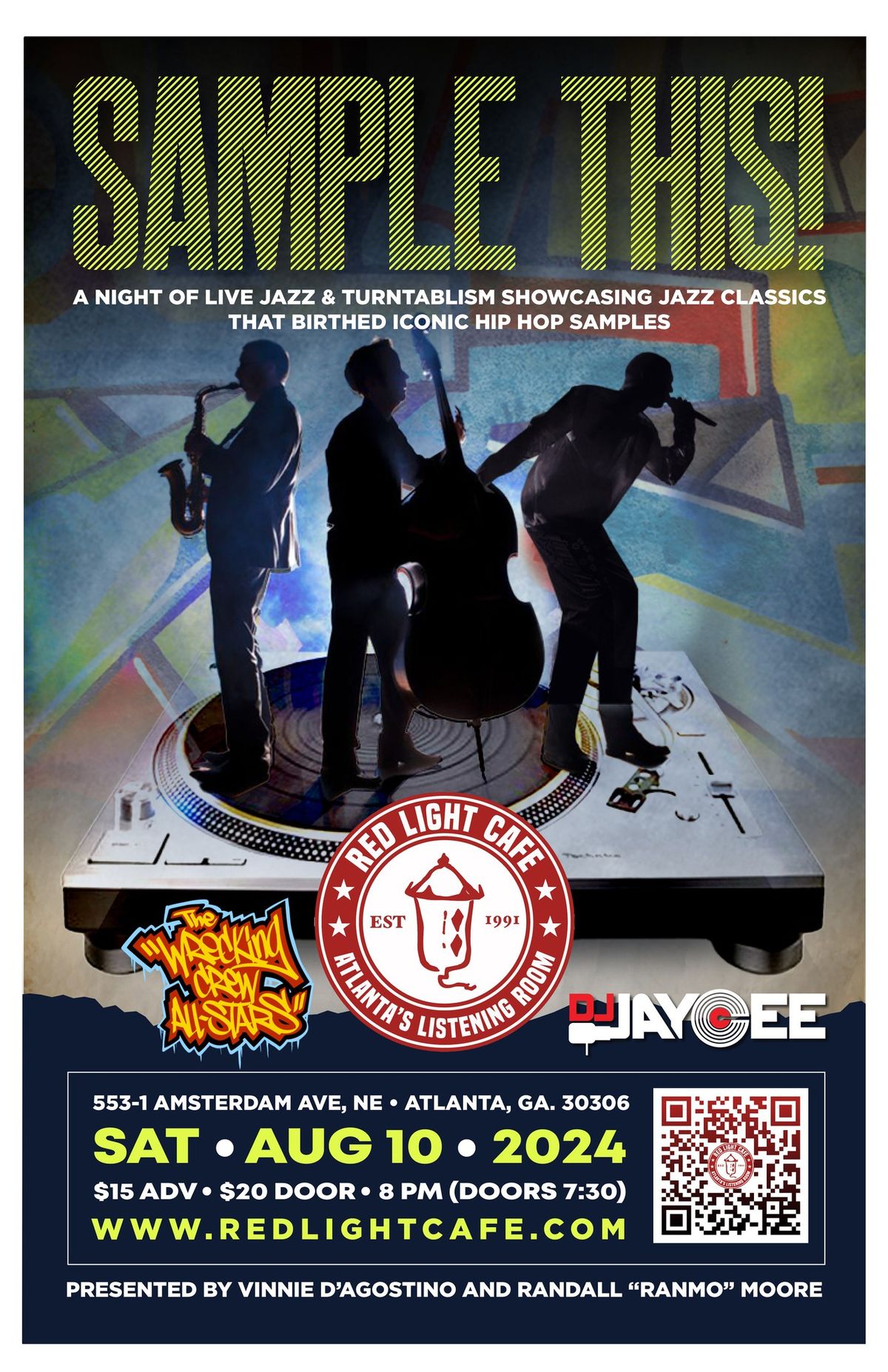 SAMPLE THIS! Live Funk Jazz Quintet w\/ Hip Hop DJ