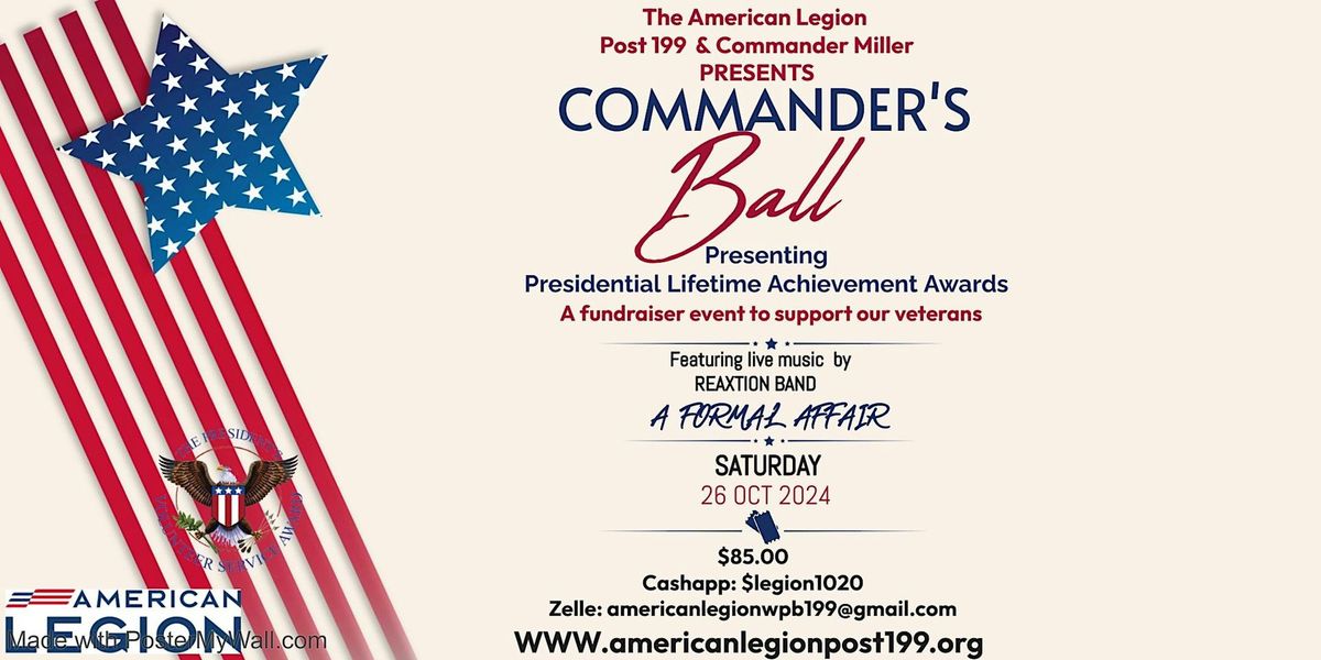 Commander's Ball & President's Lifetime Achievement Awards Presentation -