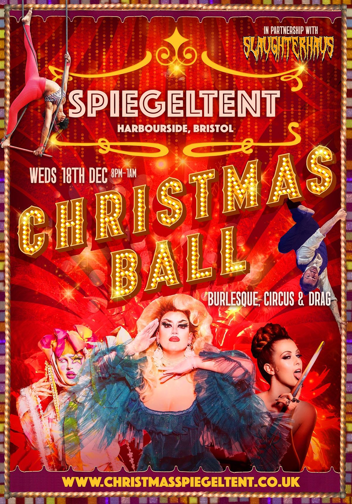 The Spiegeltent Christmas Ball \u2013 18th Dec