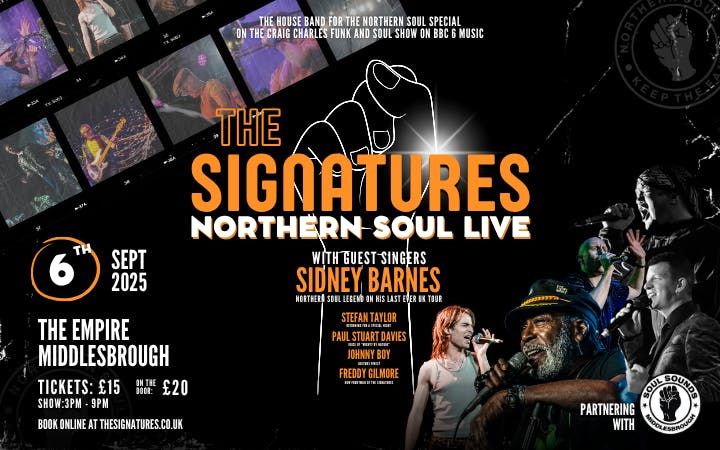 The Signatures - Northern Soul Live!
