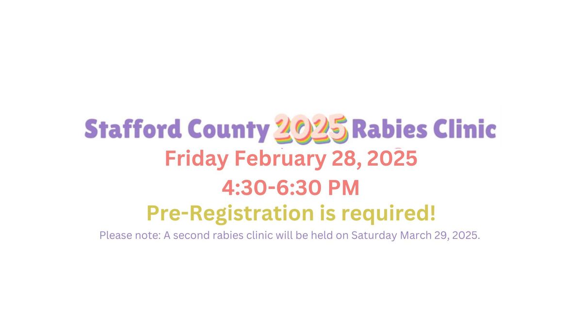 2025 Rabies Clinic #1