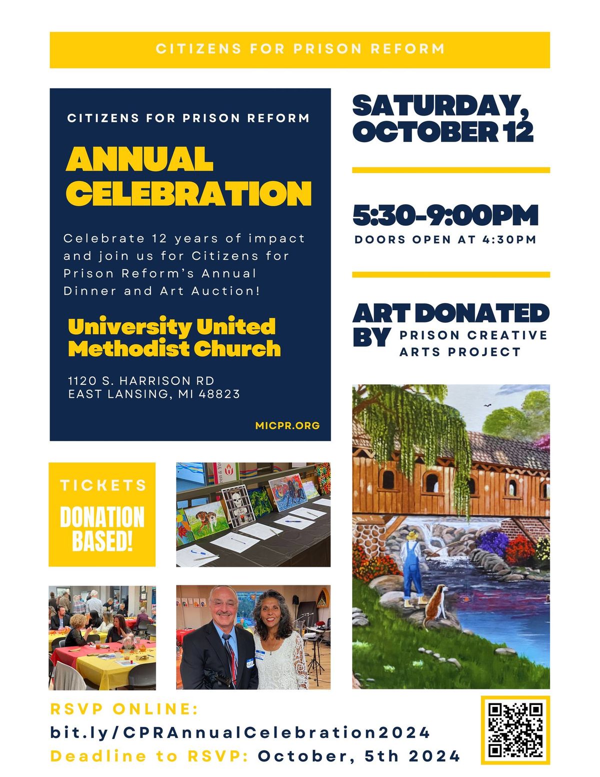 Citizens for Prison Reform's 12th Annual Celebration