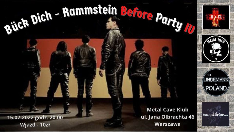 B\u00fcck Dich - Rammstein BEFORE Party IV
