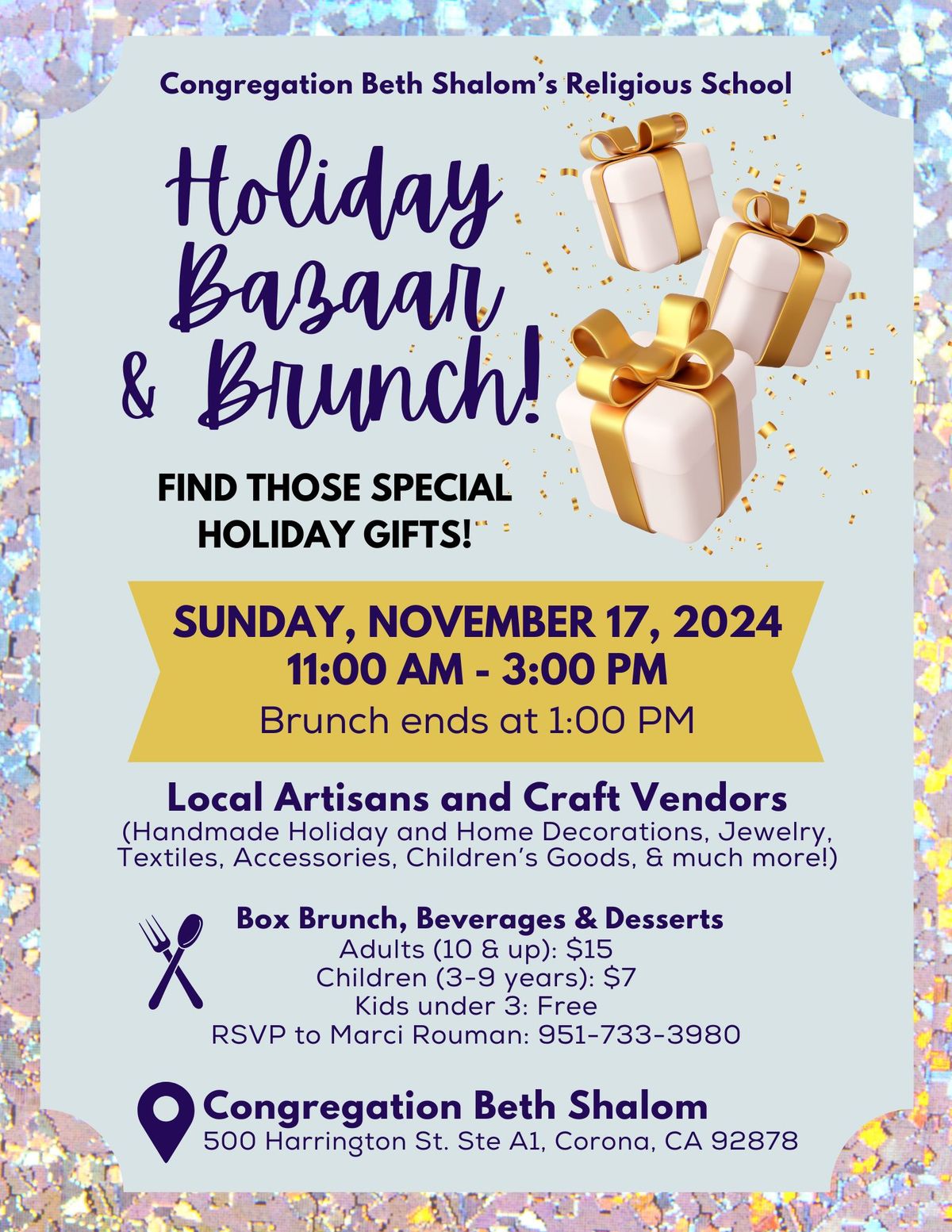 CBS Holiday Bazaar & Brunch