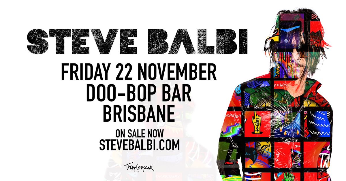 BALBI | FRI. 22 NOV @ Doo-Bop Bar, Brisbane