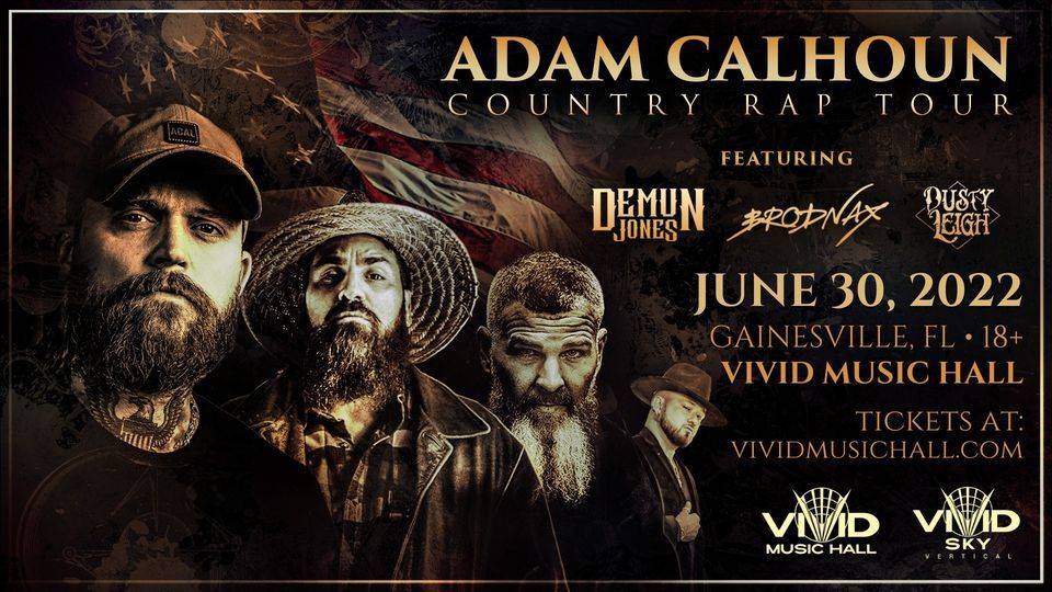 adam calhoun country rap tour dates 2022