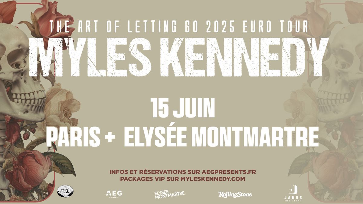 Myles Kennedy \u2022 l'Elys\u00e9e Montmartre \u2022 15 juin 2025