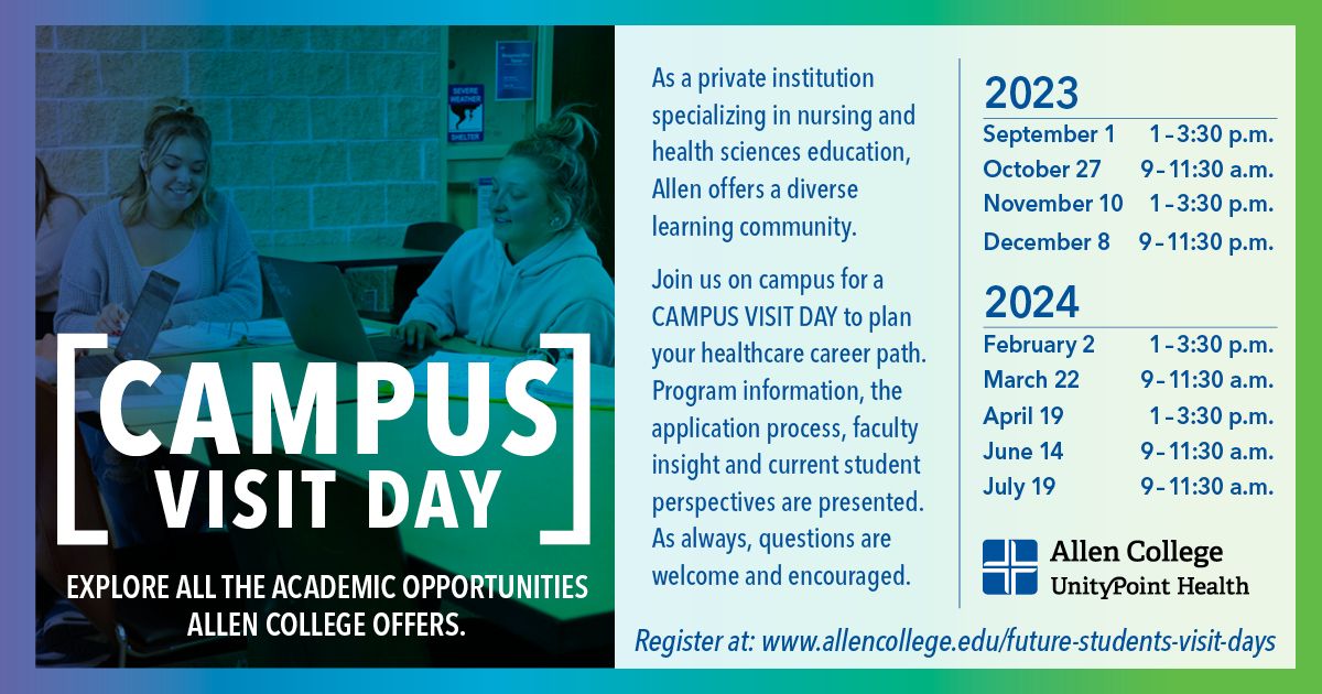Allen College - Campus Visit Day