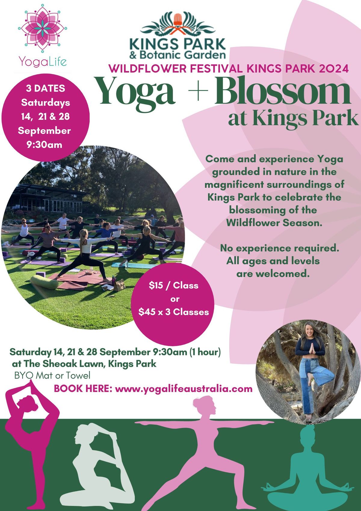 Yoga+Blossom 2024 Kings Park Wildflower Festival