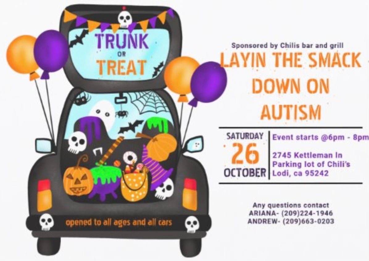 LAYIN\u2019 THE SMACKDOWN ON AUTISM TRUNK OR TREAT 