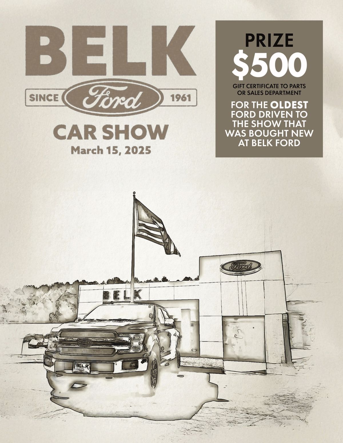 Free Car Show hosted by Belk Ford