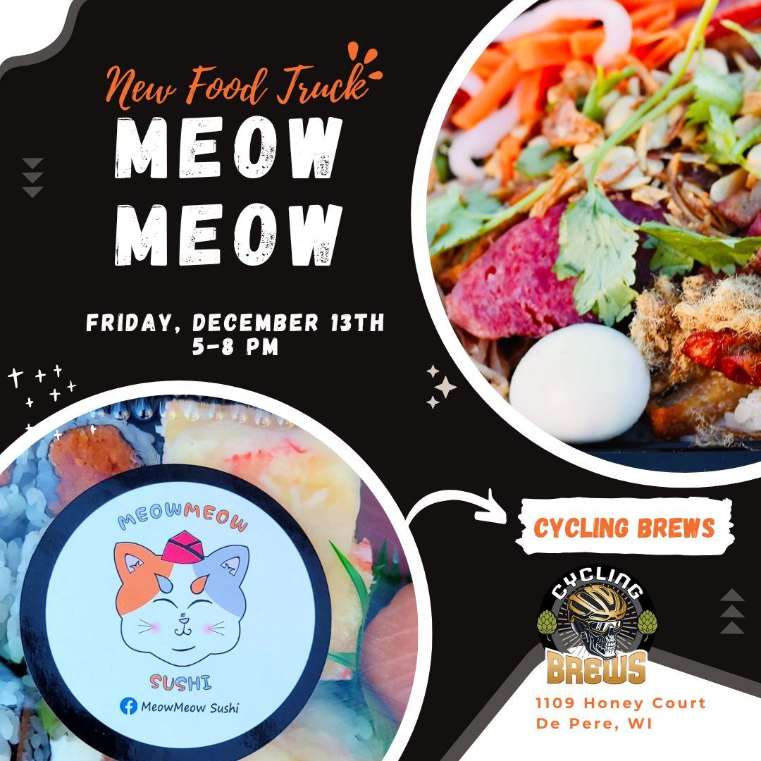 New Food Truck Event: Meow Meow Food Truck @ Cycling Brews