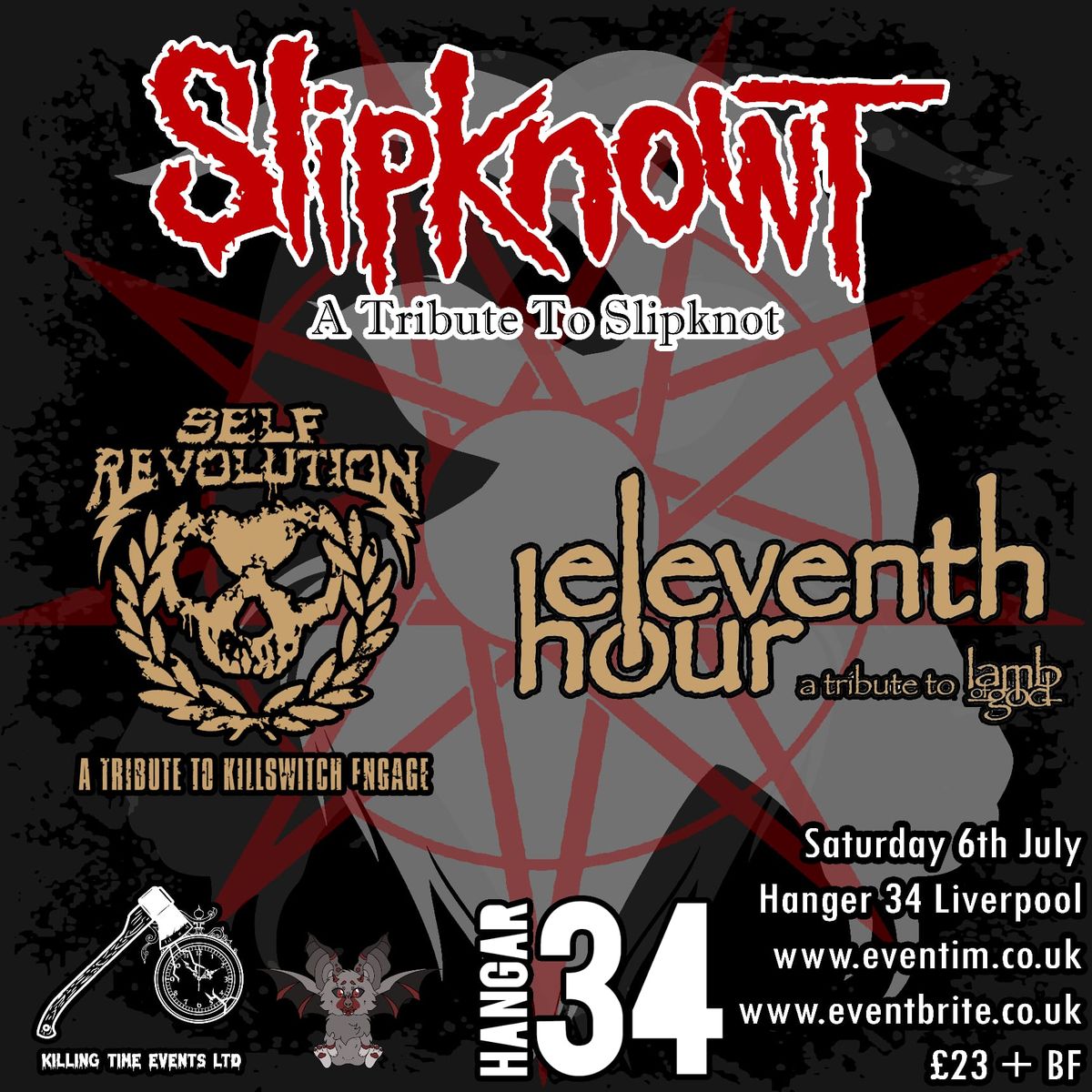 Slipknowt, Self Revolution, Eleventh Hour, Hanger 34 Liverpool, 6th July