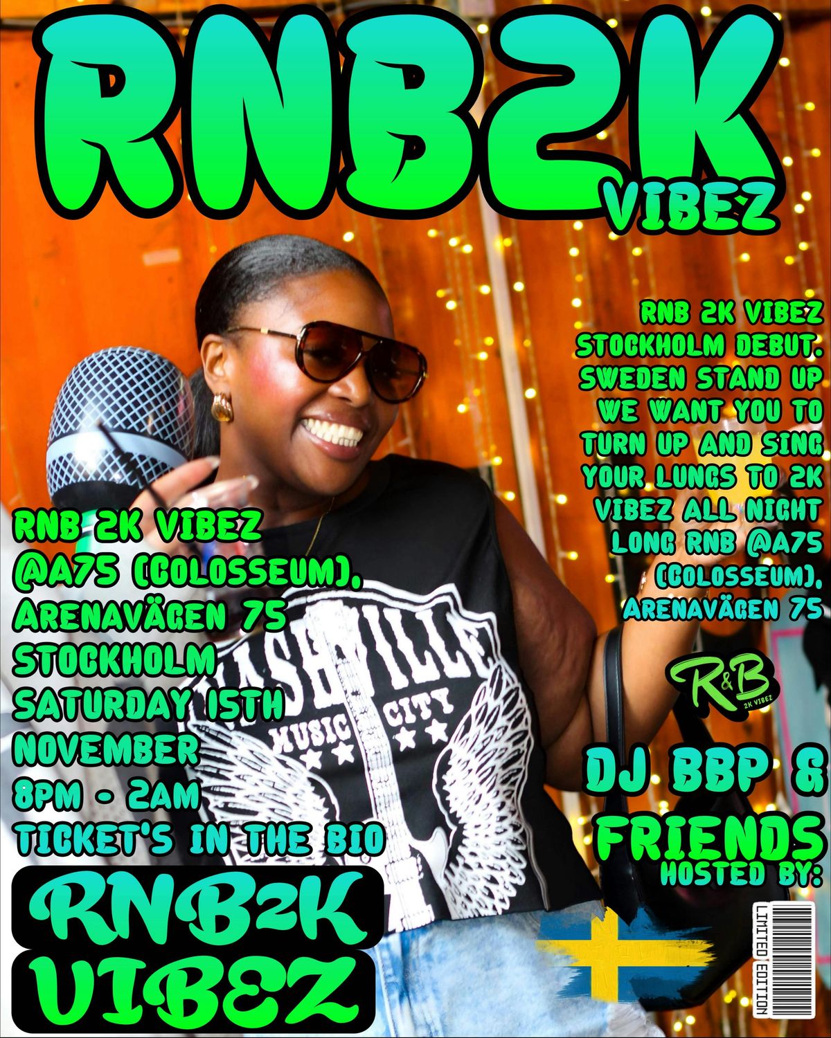 RNB 2K VIBEZ (COLOSSEUM A75) - STOCKHOLM\ud83c\uddf8\ud83c\uddea DEBUT