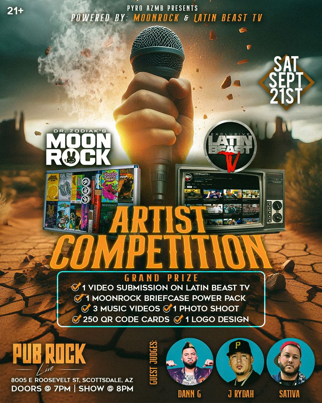 MoonRock & Latin Beast TV Artist Competition