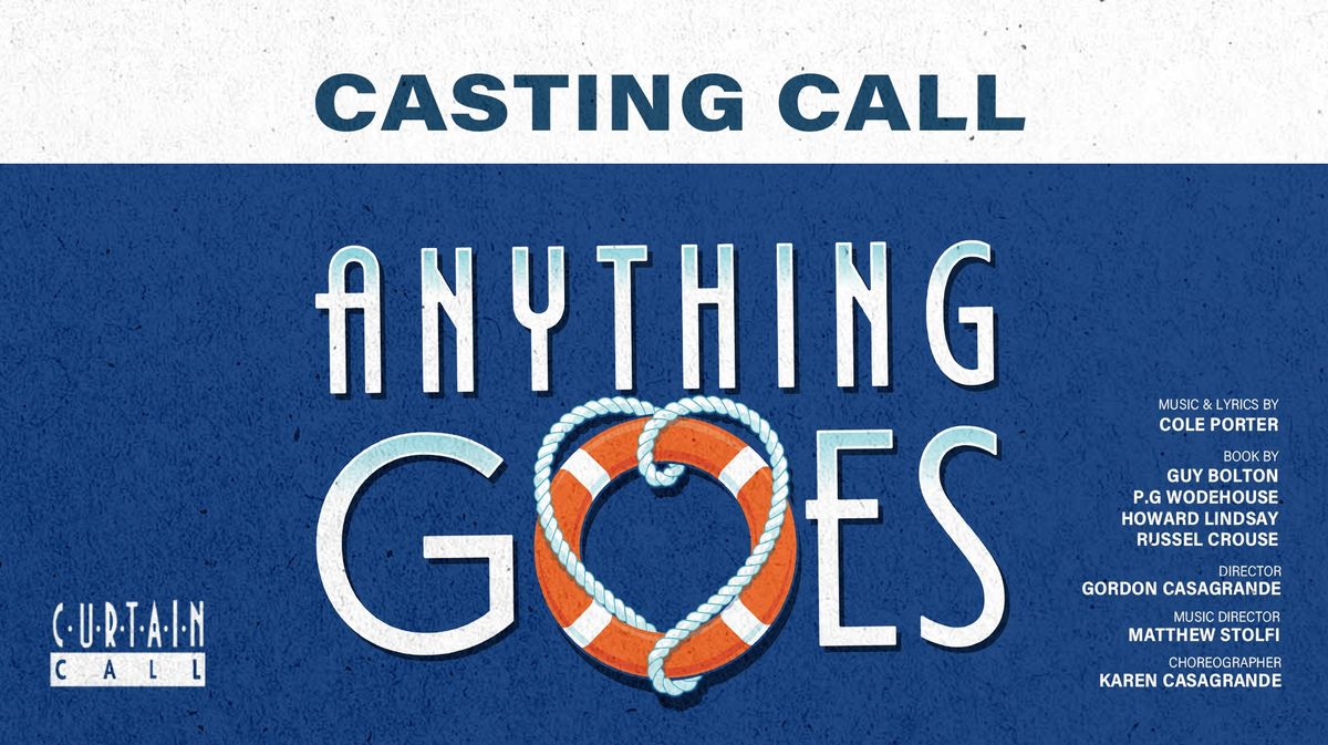 AUDITIONS for ANYTHING GOES