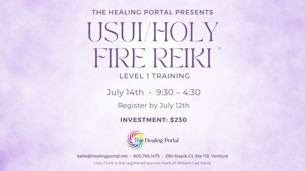 Usui\/Holy Fire Reiki, Level 1