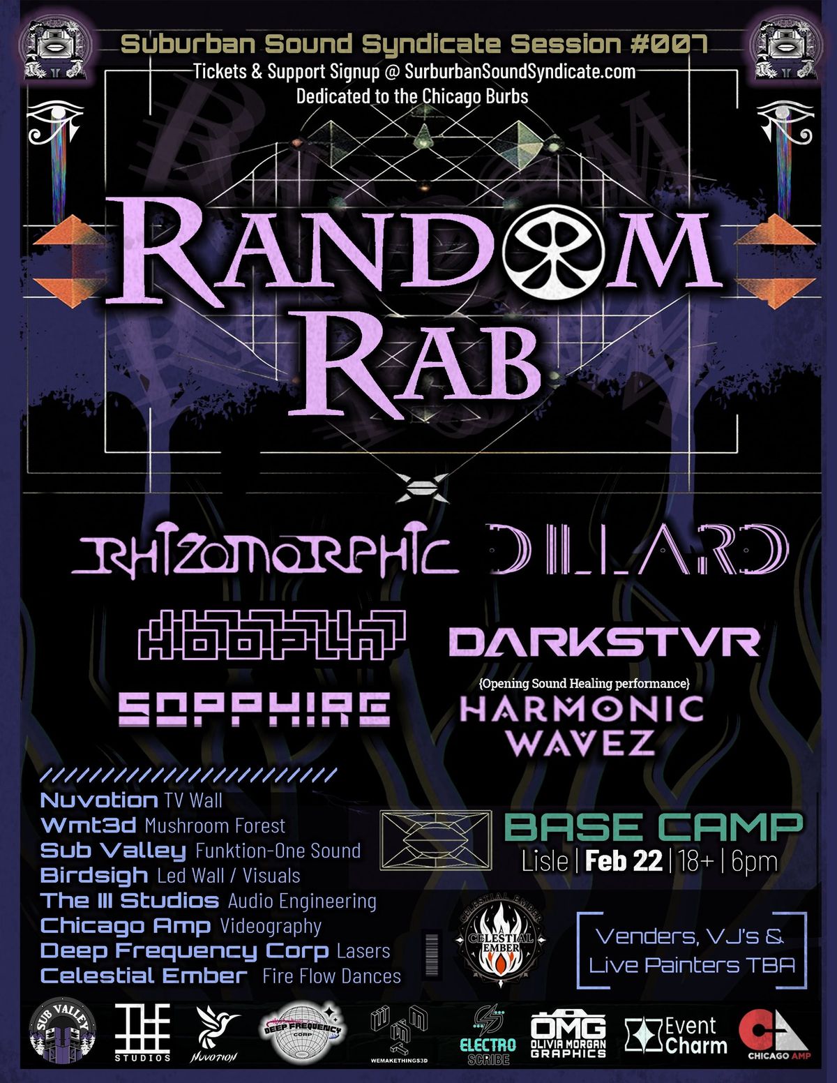 SSSS\/\/007: Random Rab, Dillard, Rhizomorphic, Hoopla, +more!