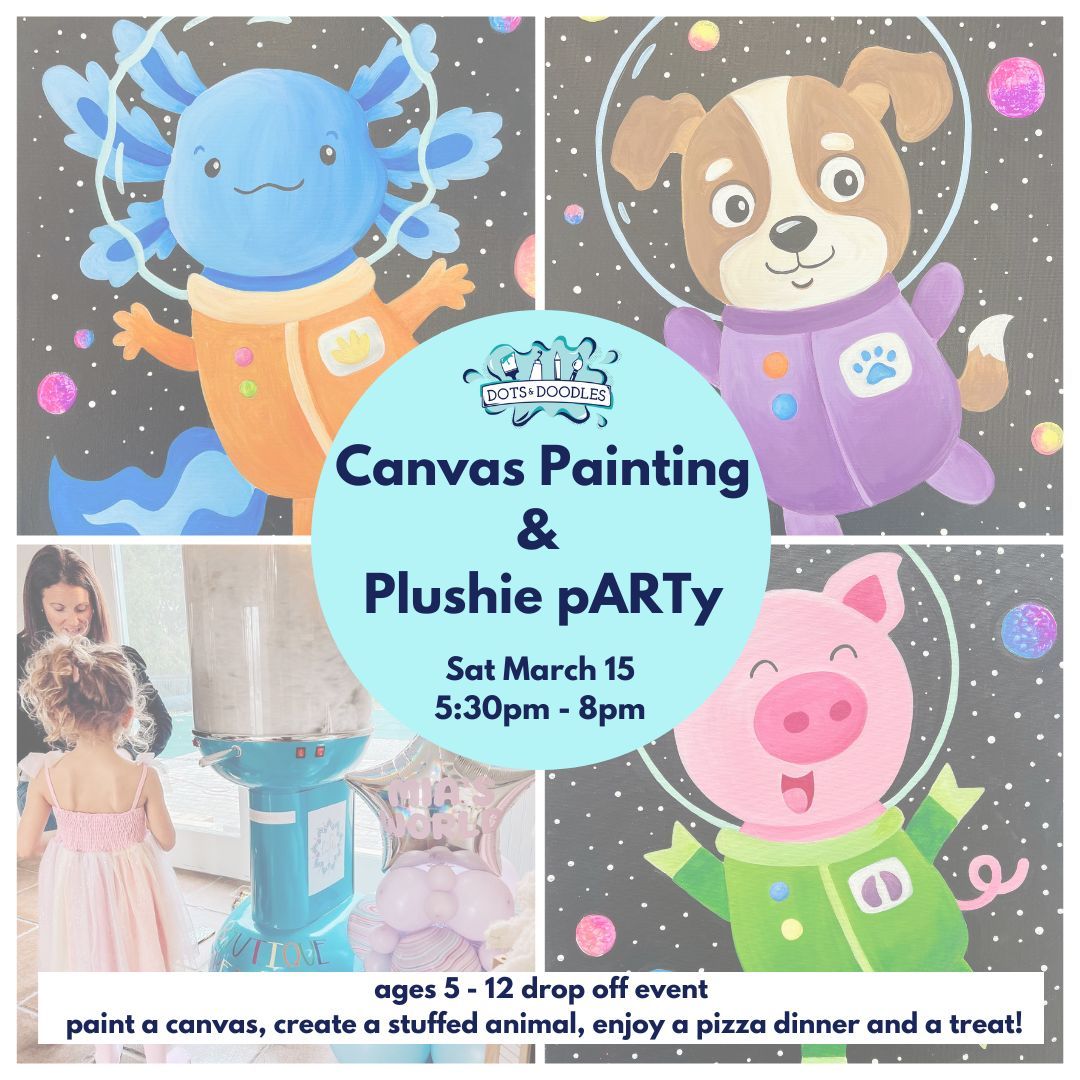 Youth Canvas Painting & Plushie pARTy