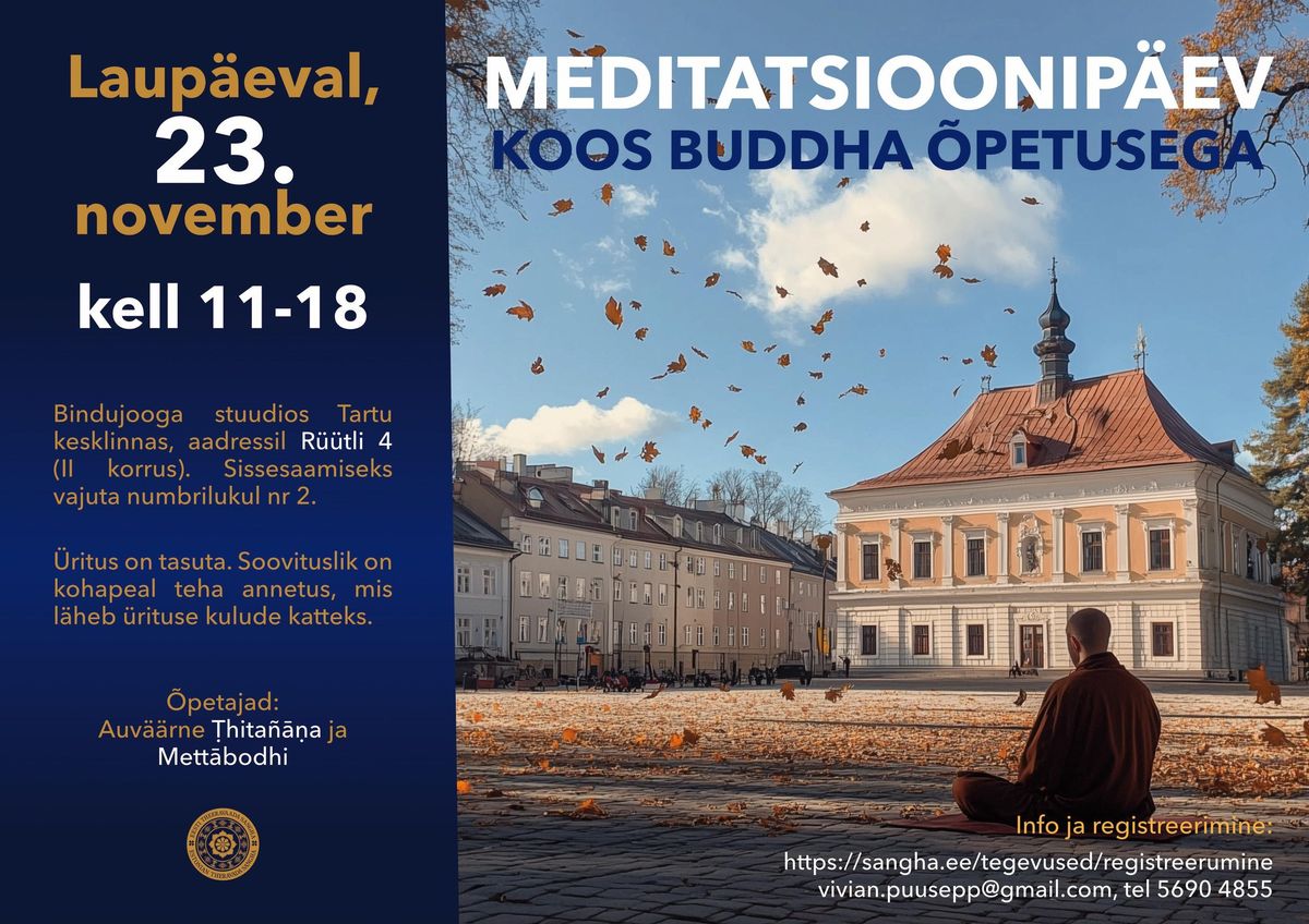 Meditatsioonip\u00e4ev koos Buddha \u00f5petusega