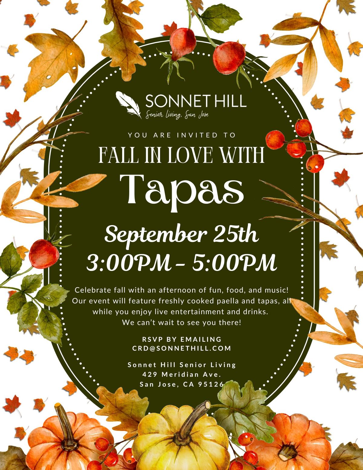 Fall In Love With Tapas Event