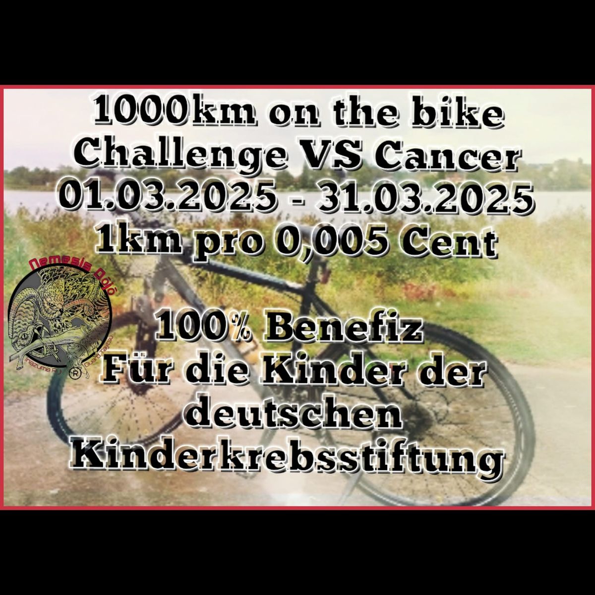 1000km on the bike "Challenge VS Cancer"