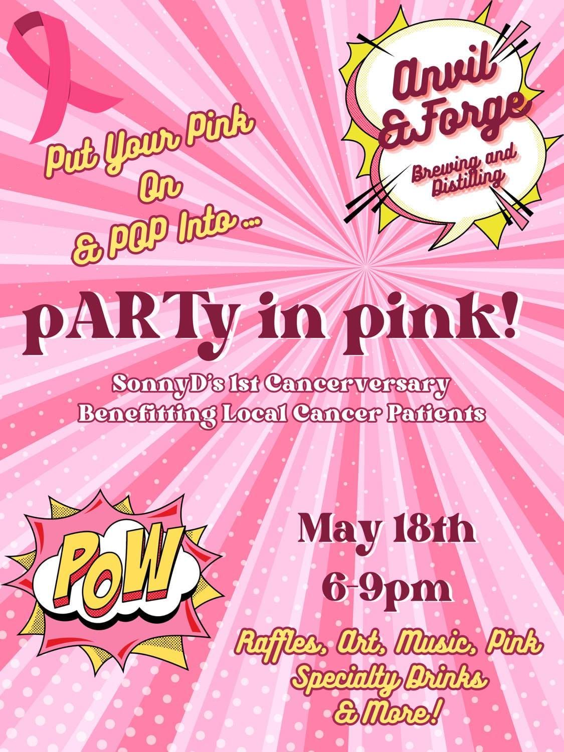 pARTy in pink! SonnyD's 1st Cancerversary Benefit Show