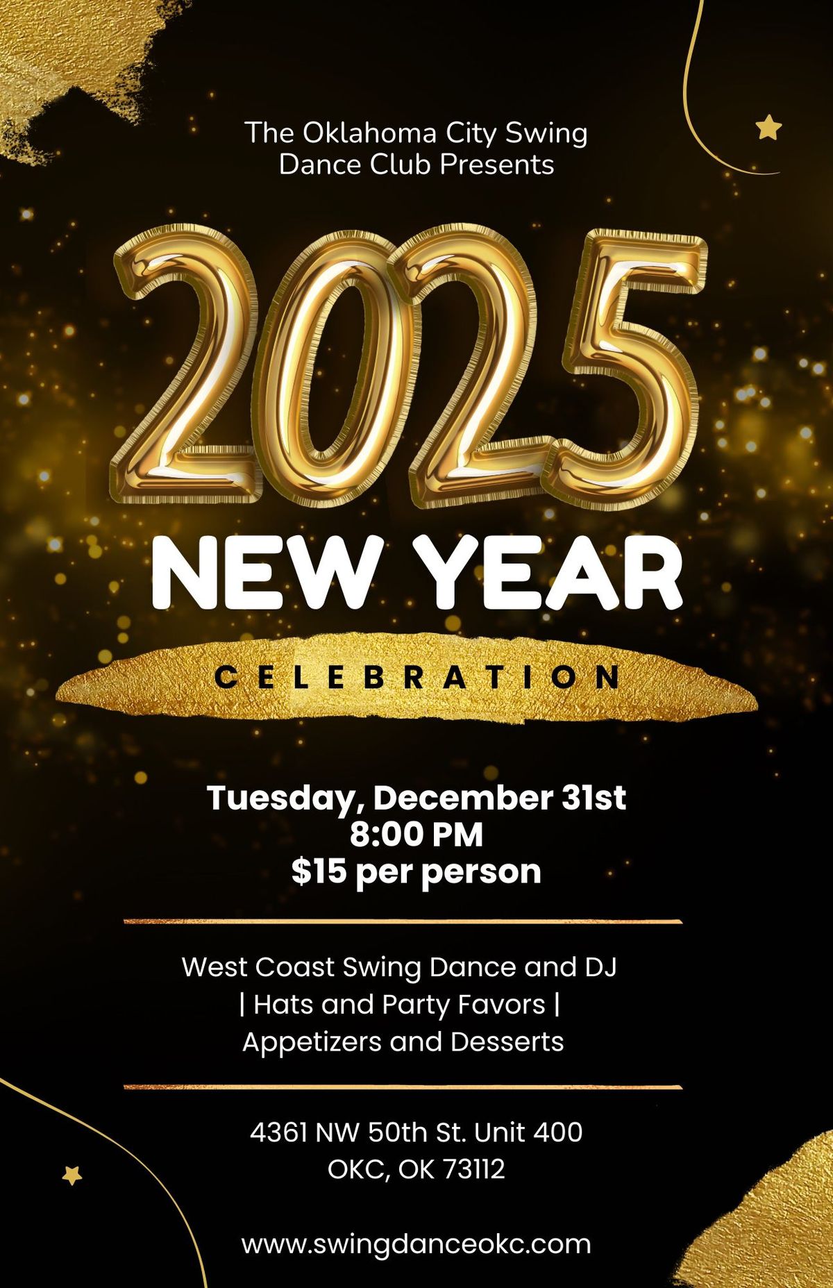 West Coast Swing New Year's Eve Party