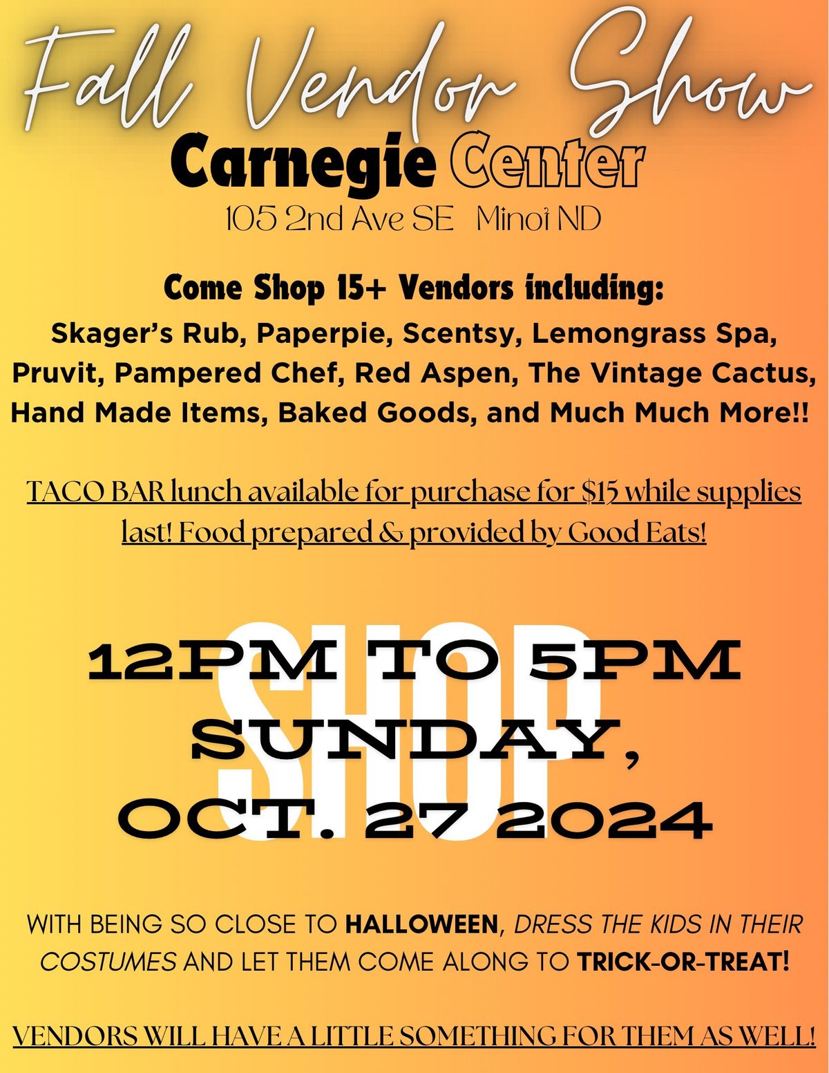 Fall Vendor Show