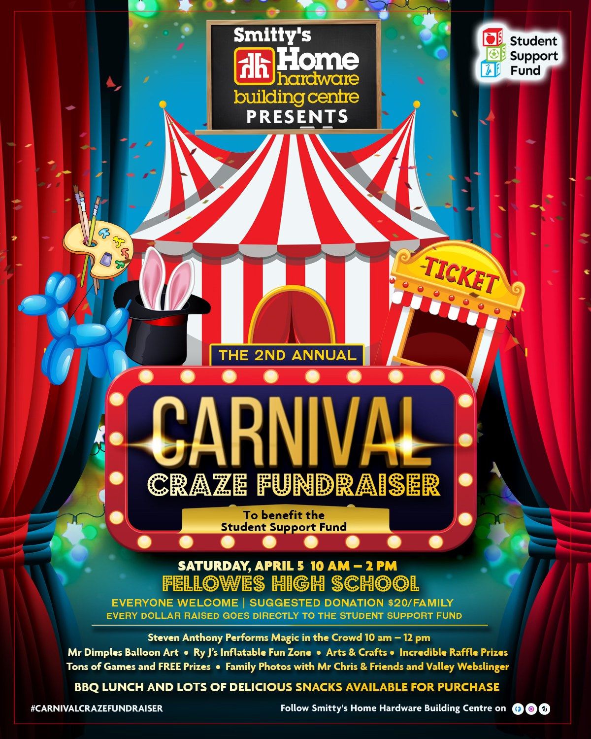 2nd Annual Carnival Craze Fundraiser