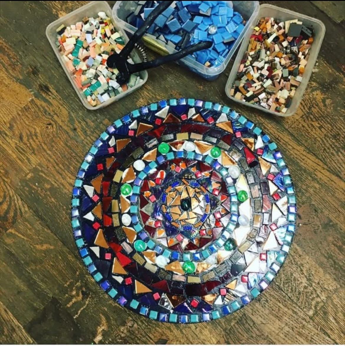 Mosaic workshop \u00a345 11-3pm