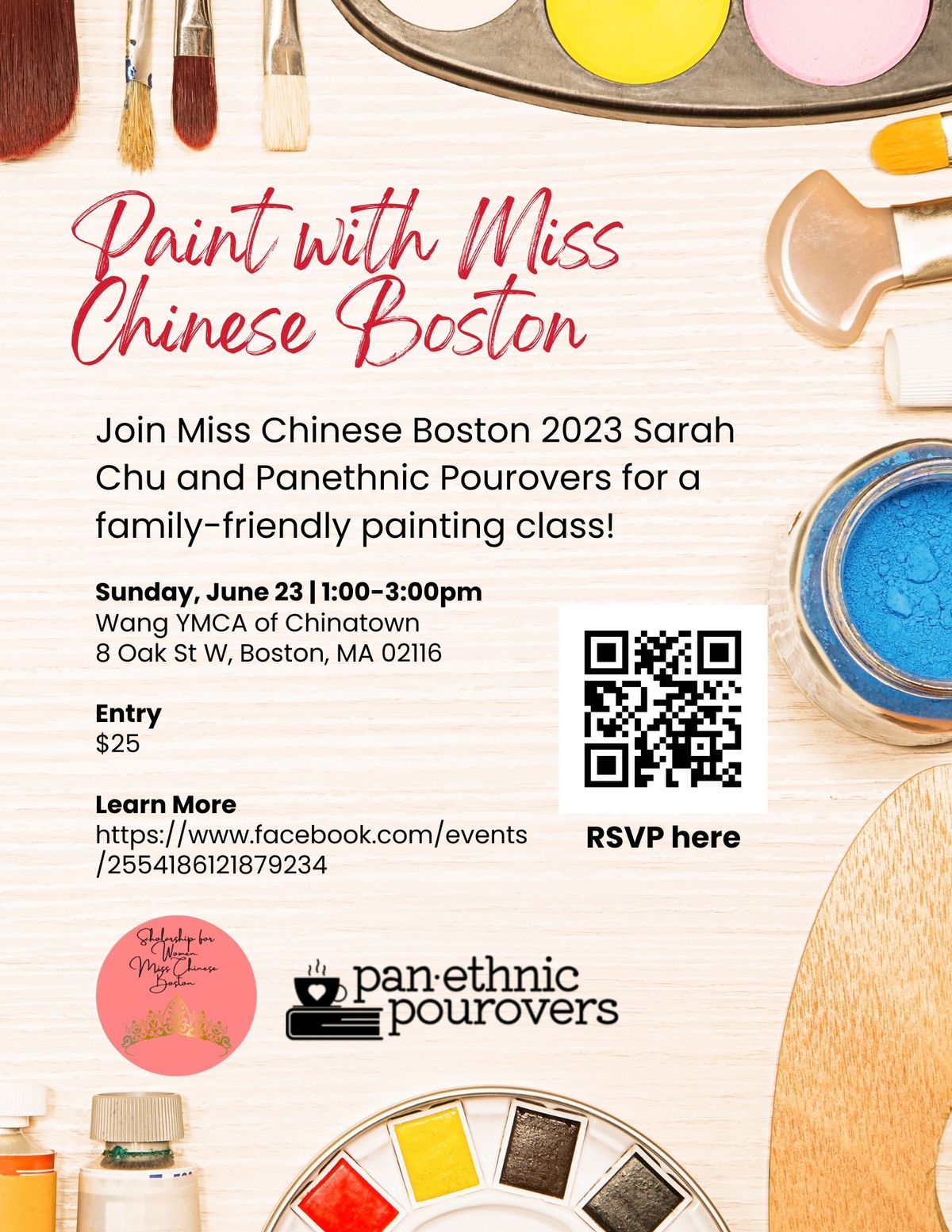 Paint with Miss Chinese Boston