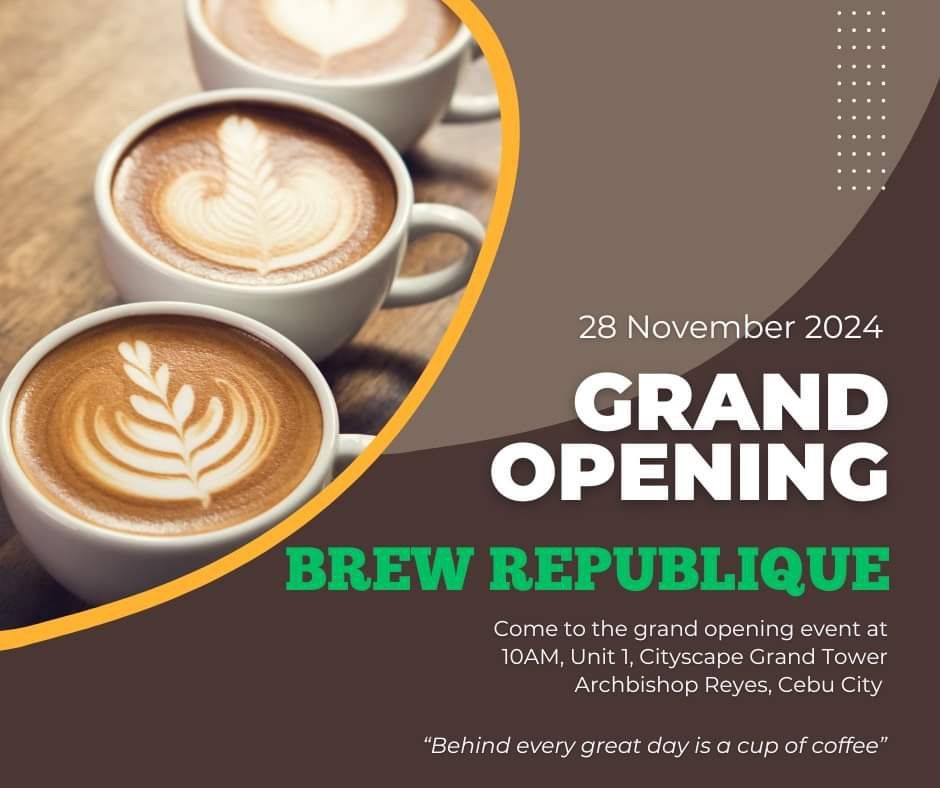 Grand Opening! \u2615\ufe0f\ud83c\udf43