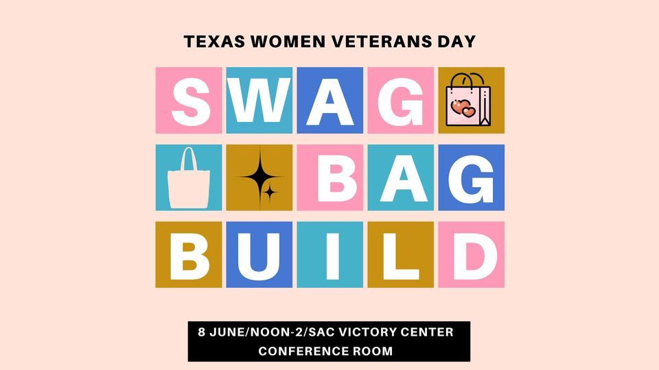 Texas Women Veterans Day Swag Bag build!