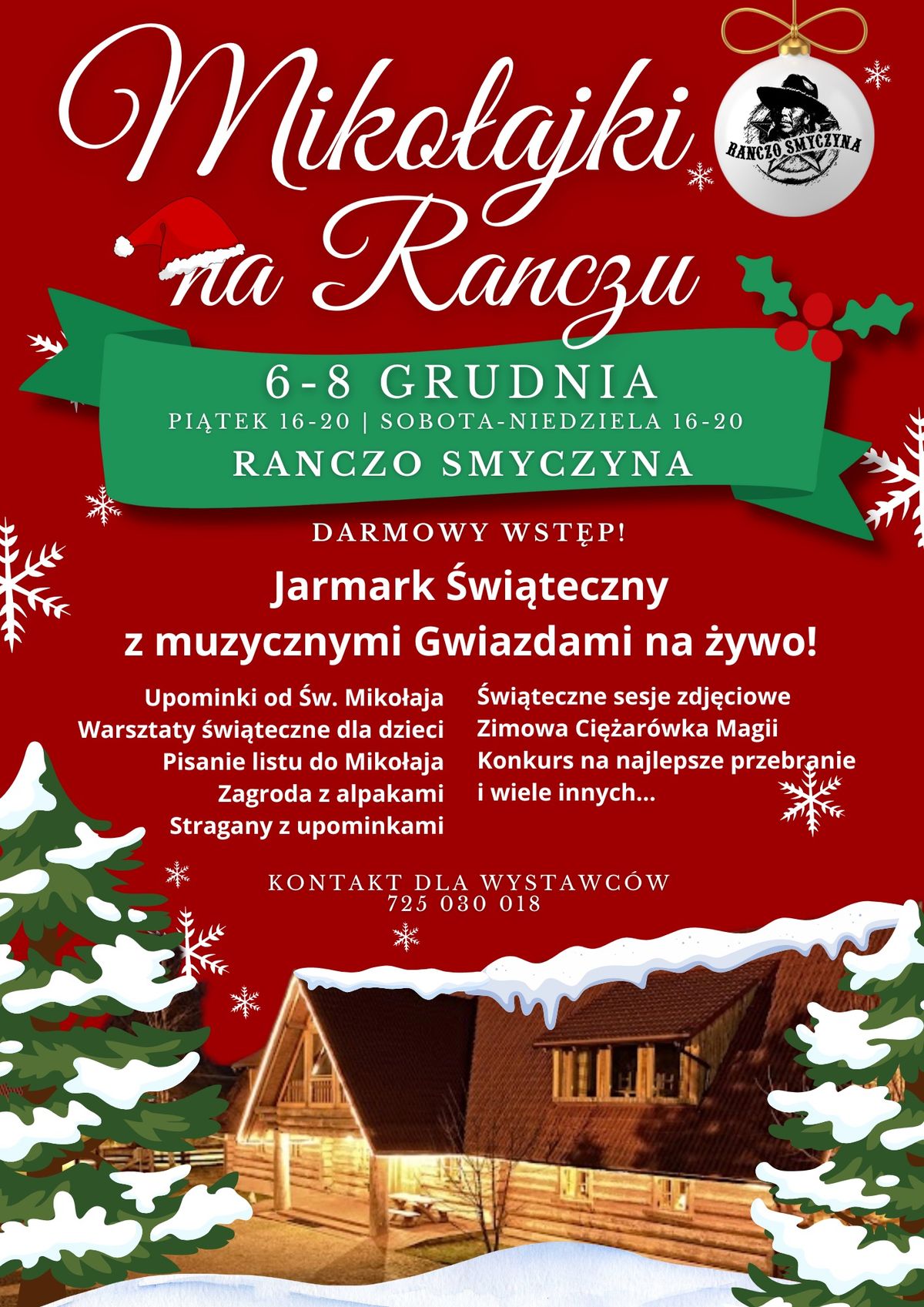 Miko\u0142aj na Ranczu Smyczyna - darmowy wst\u0119p!