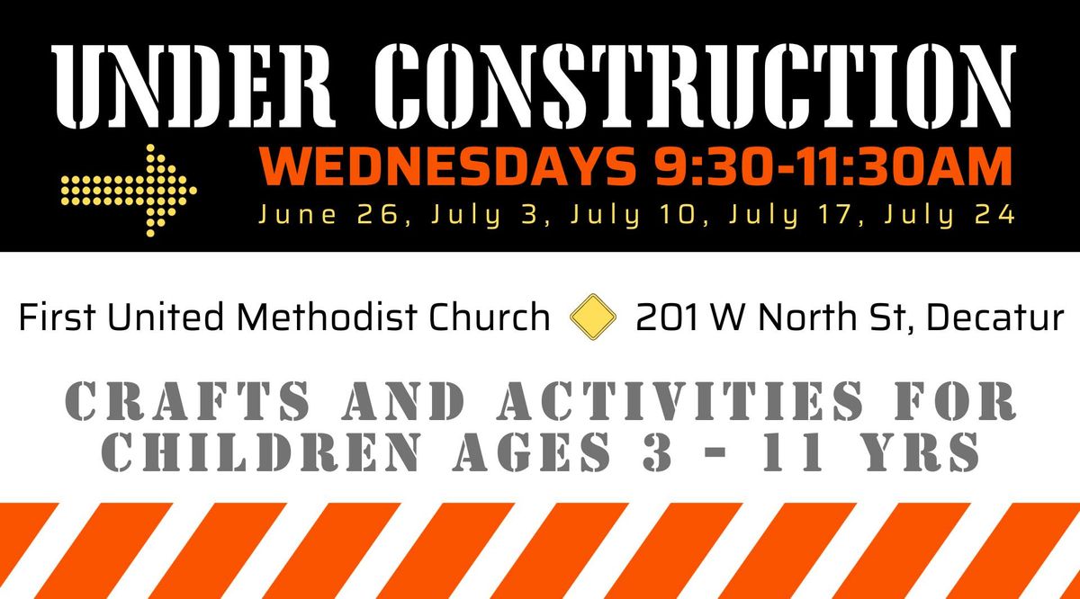 Under Construction - Crafts and Activities for children