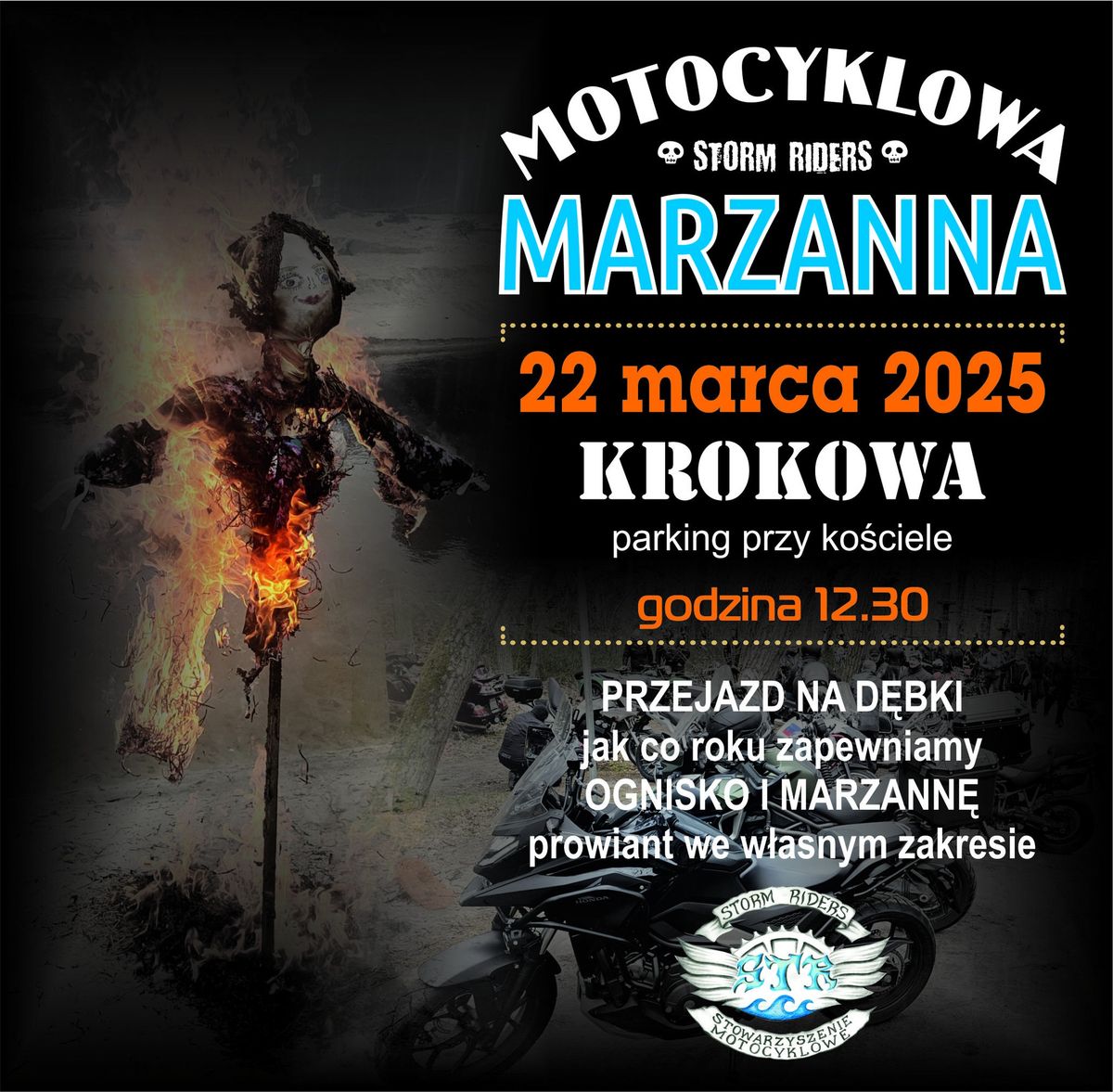 Motocyklowa Marzanna 2025 D\u0119bki