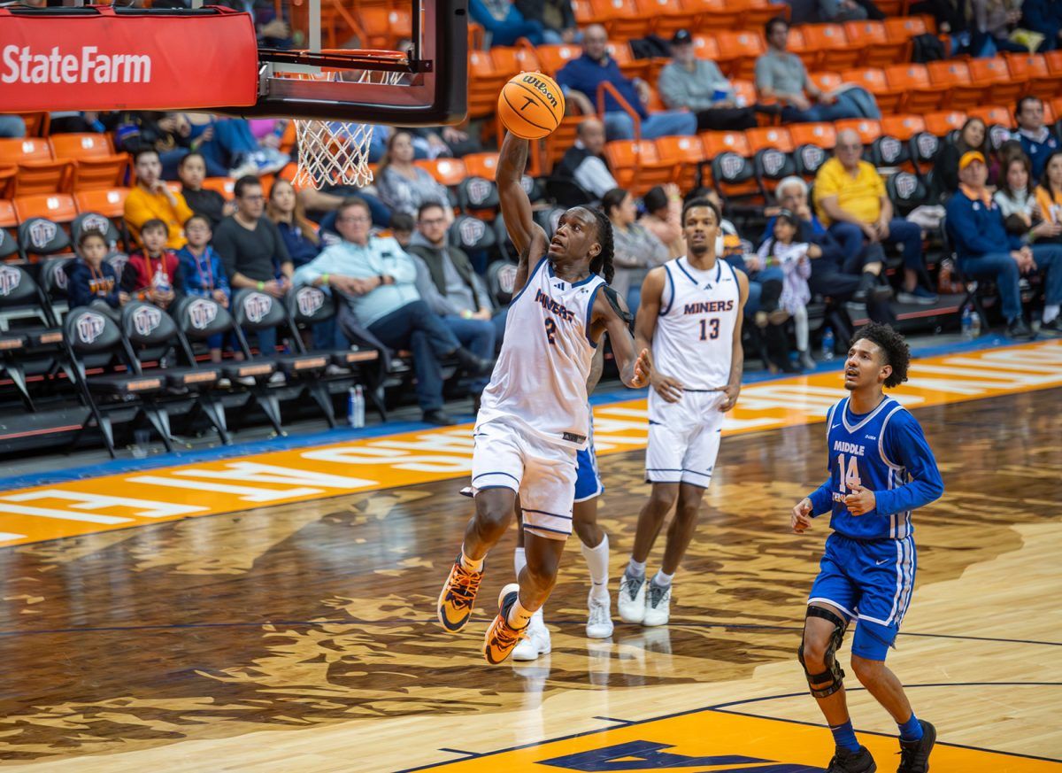 Middle Tennessee Blue Raiders at UTEP Miners Mens Basketball