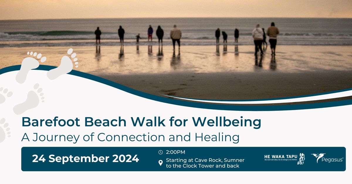 Barefoot Beach Walk for Wellbeing: A Journey of Connection and Healing