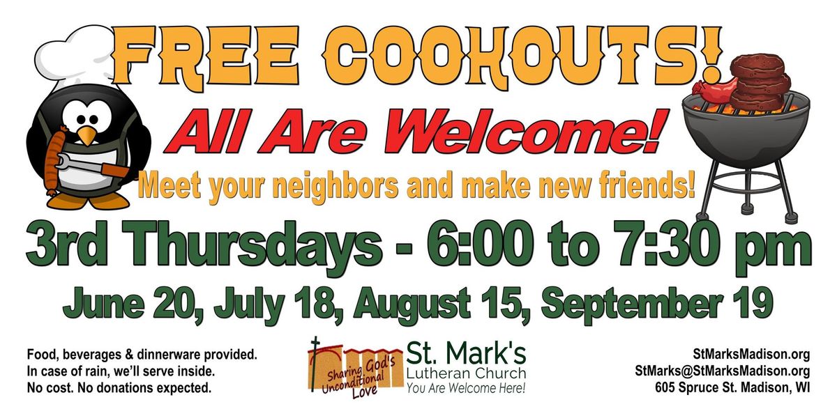 Free Cookouts!