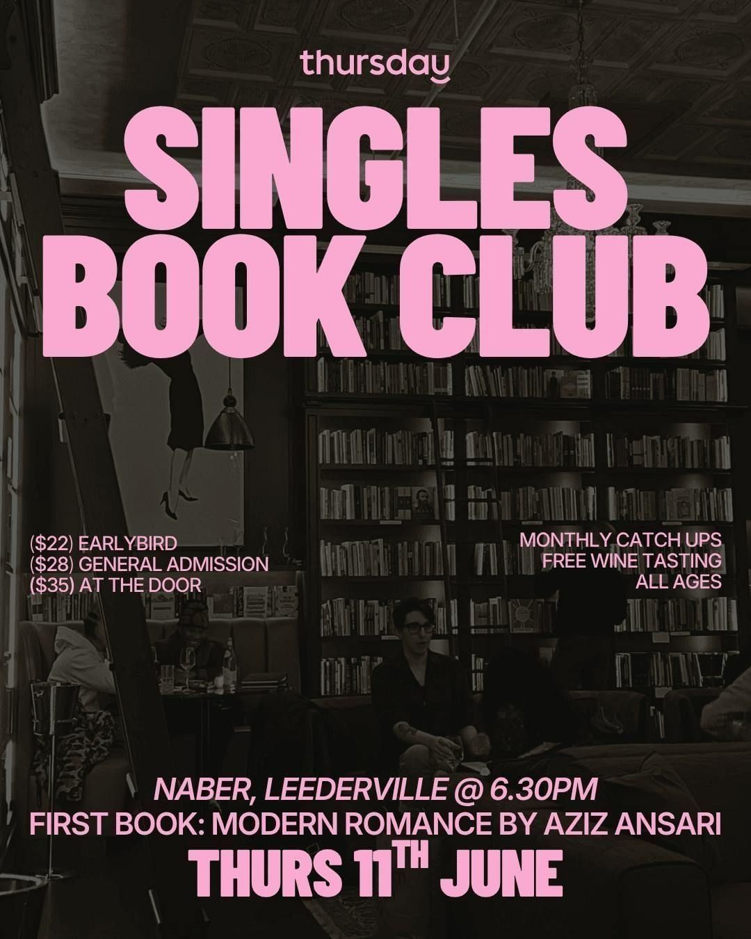 Thursday | Book Club & Wine Tasting @ Naber | Leederville (All Ages)